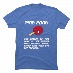 ping pong t shirt design